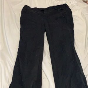 Black work pants size 12